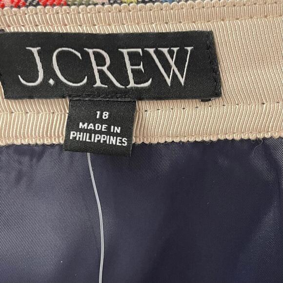 NWT J. Crew 18 Natasha Skirt In Snowy Stewart Tartan Plaid BM885 Holiday - Picture 5 of 8